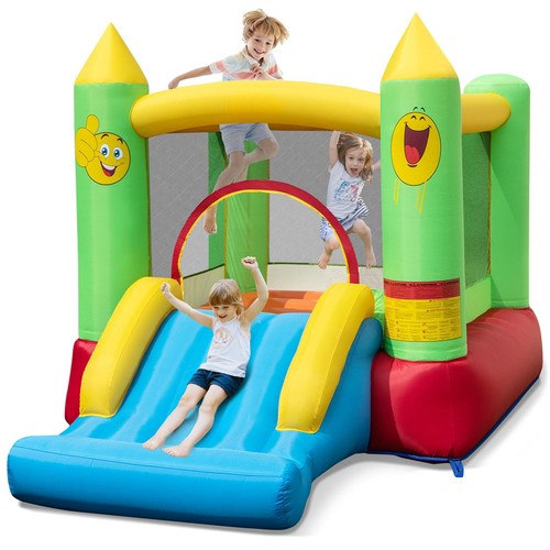 Inflatable bouncy castle with - bouncy,