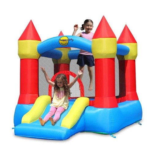 Happy hop castle inflatable - happy,