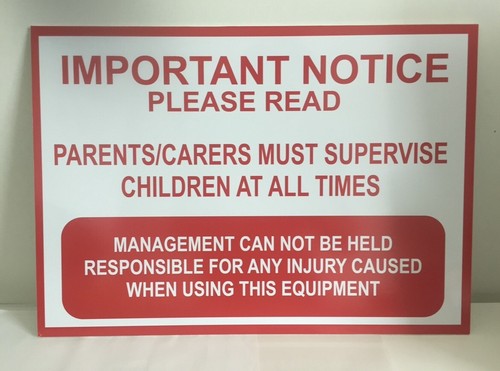 Safety sign foamex - a3,