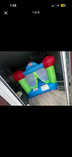 Chad valley 6ft bouncy castles - bouncy,