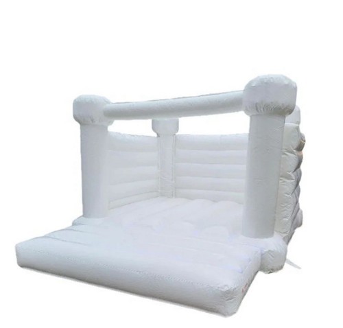 12x12 white bouncy castle - bouncy,