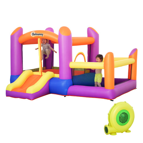 Outsunny bouncy castle - castle, w/